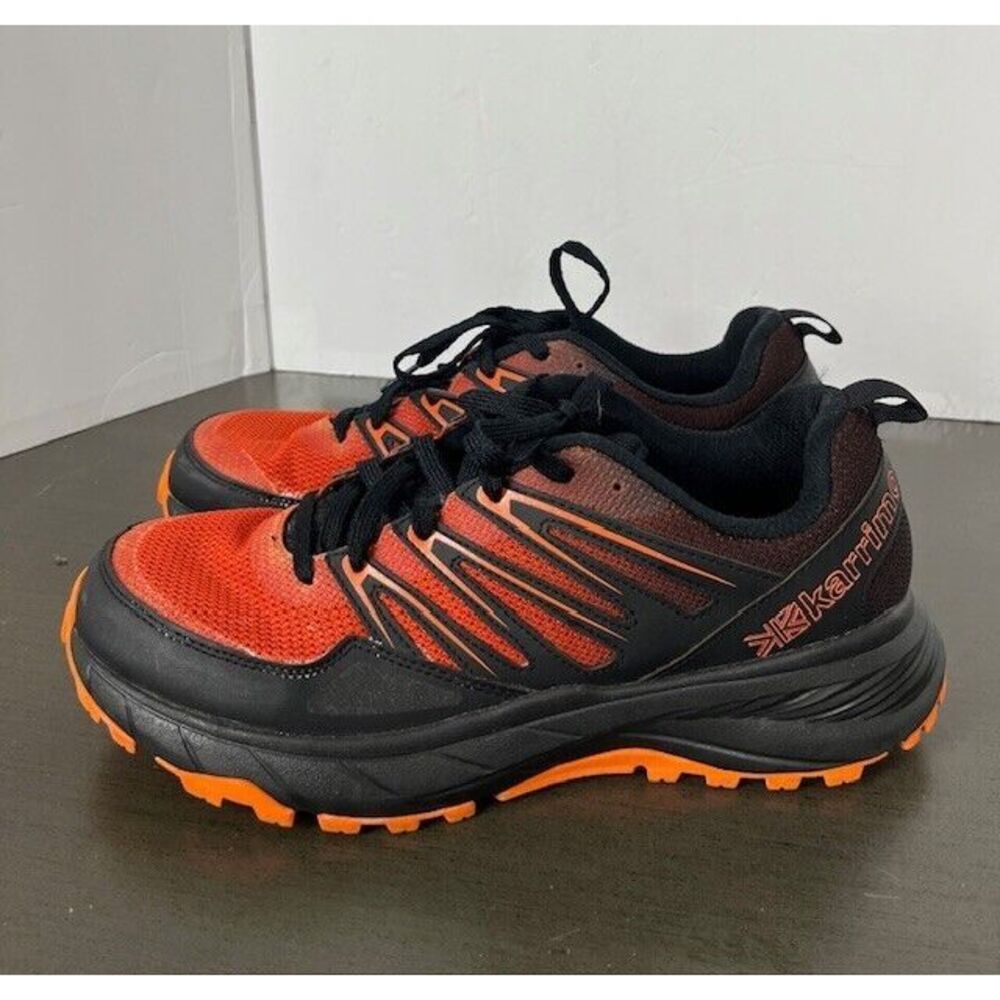 Karrimor Caracal TR 19 Black and Orange Trail Shoes size 10 Hiking Walking EUC